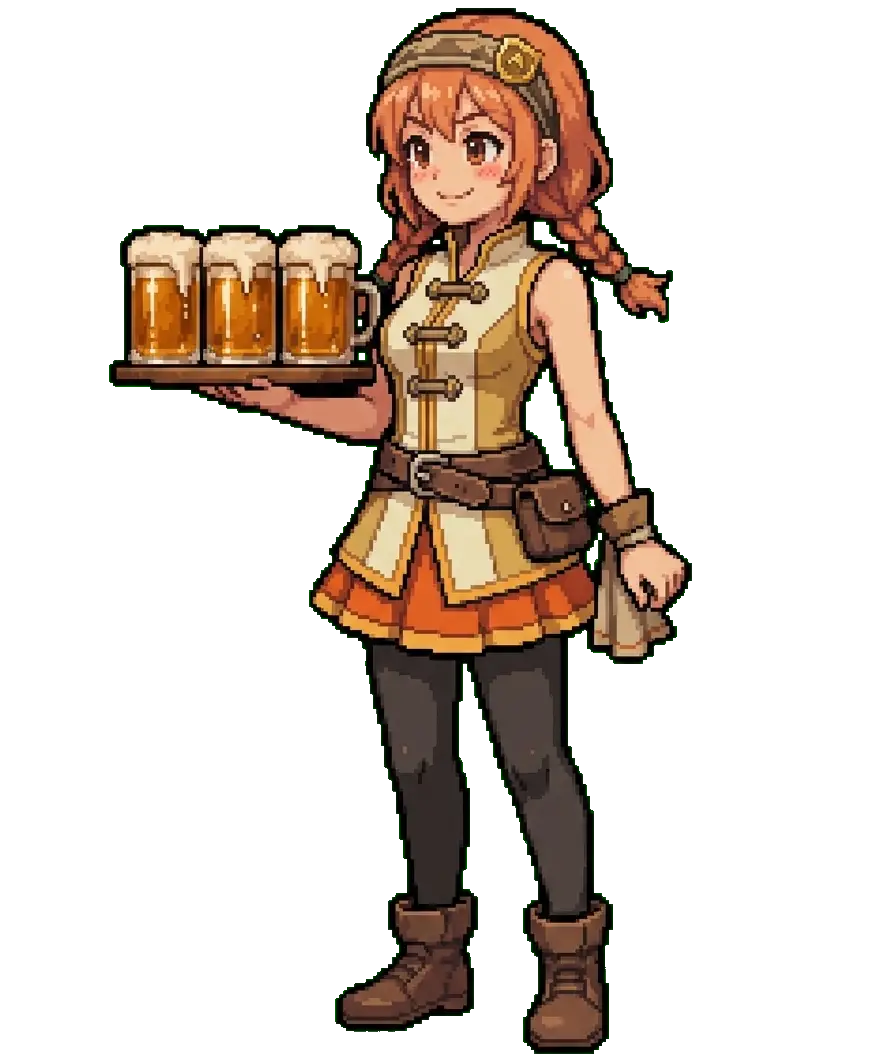 Kaede Novice Waitress
